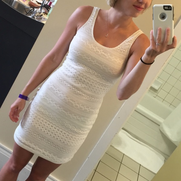 Garage White Lace Dress - Picture 6 of 6